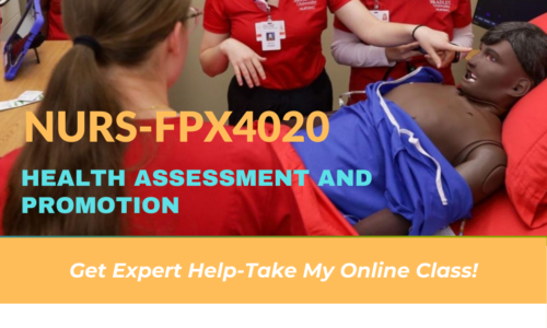 NURS-FPX4020: Health Assessment and Promotion