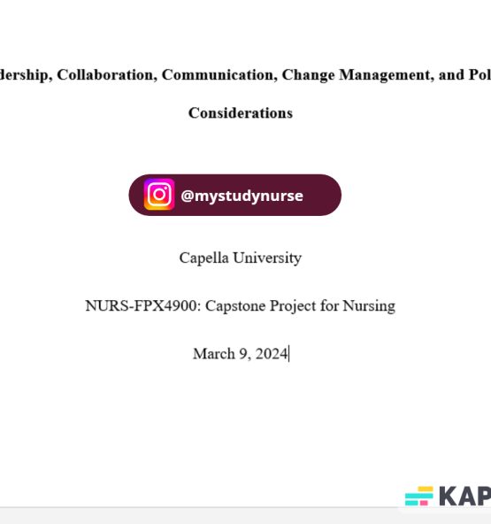 nursfpx4900-assessment -1-1 solution