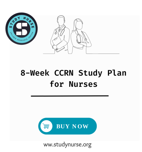 ccrn study plan for nurses.