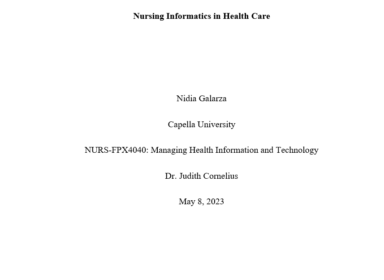 nurs-fpx4040 assessment 1-1 solution