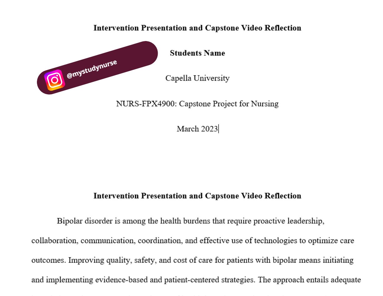 nursfpx4900 capstone project for nursing 1 e1707808519271